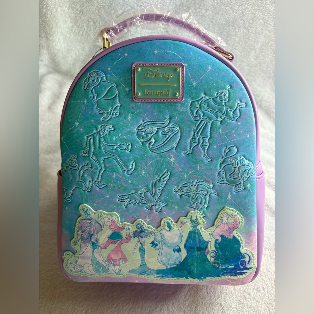 Loungefly Disney Villians Mini Backpack Bag Limited Edition Exclusive 2022 Fall